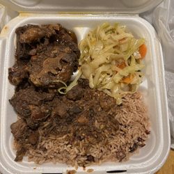 Irie Jam Souls - Large order of Oxtails with rice & peas