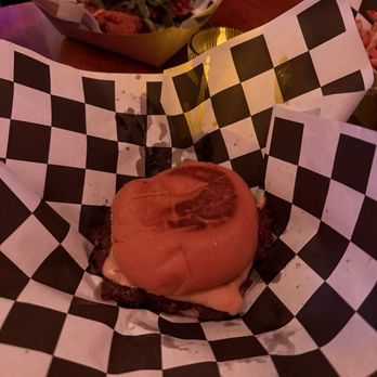 Ludlow Liquors - ludlow smash burger - Cocktail Bars Near Me - Chicago, Illinois
