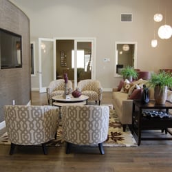 Martel Interiors & Home Furnishings - Hutton Luxury Apartments, Riverside, CA community room.