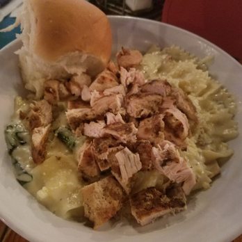 Jax Grill - The Tuesday Special: Bowtie Pasta & Grilled Chicken! - Burgers Near Me - Houston, Texas Jax Grill - The Tuesday Special: Bowtie Pasta & Grilled Chicken! - Burgers Near Me - Houston, Texas