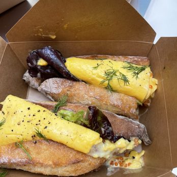 Maison Matho - Omelette with trout roe - Bakeries Near Me - Los Angeles, California