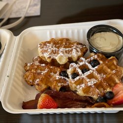 The Lobby Restaurant + Lounge - Belgian waffles