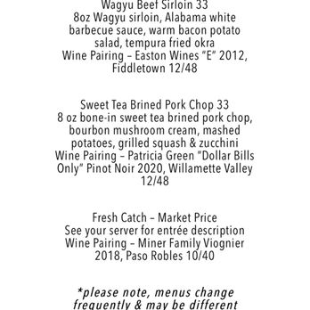 Taste - Menu - Wine Bars Near Me - Montgomery, Alabama Taste - Menu - Wine Bars Near Me - Montgomery, Alabama