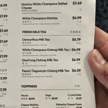 Molly Tea Arcadia - Right side of Menu 2/2 - Bubble Tea Near Me - Arcadia, California Molly Tea Arcadia - Right side of Menu 2/2 - Bubble Tea Near Me - Arcadia, California