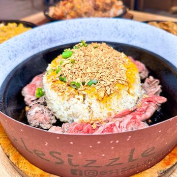 Sizzling Lunch - Garlic Pepper Rice w/ Curry Powder - Teppanyaki Near Me - Fremont, California Sizzling Lunch - Garlic Pepper Rice w/ Curry Powder - Teppanyaki Near Me - Fremont, California