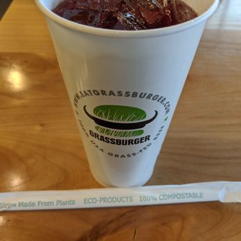 Grassburger - Soda was bomb! Straws are biodegradable - Burgers Near Me - Albuquerque, New Mexico