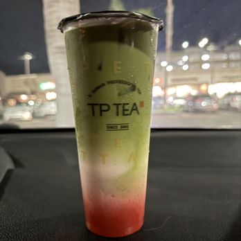 TP Tea - strawberry matcha latte - Bubble Tea Near Me - Irvine, California