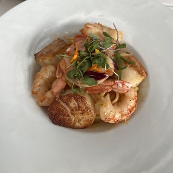 The Dewey - Seafood linguini with scallops, shrimp and sea beans. Very good! - Wine Bars Near Me - St Pete Beach, Florida The Dewey - Seafood linguini with scallops, shrimp and sea beans. Very good! - Wine Bars Near Me - St Pete Beach, Florida