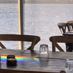 The Boatshed Restaurant - Rainbow at scenic seats