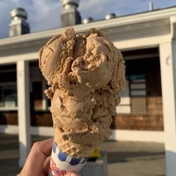 Johnson's Seafood & Steak - Camp coffee kiddie cone. So good.