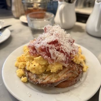 Buvette - Prosciutto Egg on Toast - French Near Me - New York, New York