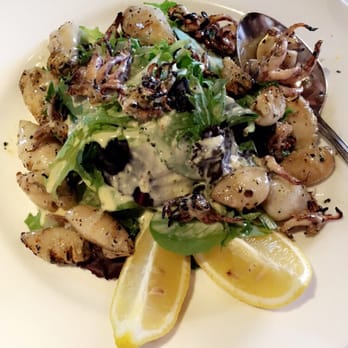 Cafe Santorini - Grilled calamari - Italian Near Me - Pasadena, California