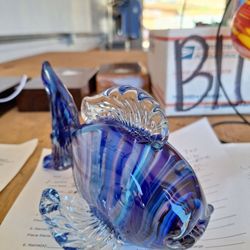 Moana Glass by Ryan Staub - Glassblown fish that we made!