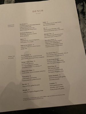 Menu photo 7 Denim Nashville, TN