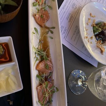 O-Ku - Salmon appetizer - Sushi Bars Near Me - Greenville, South Carolina O-Ku - Salmon appetizer - Sushi Bars Near Me - Greenville, South Carolina