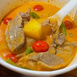 Original Thai Cuisine - 11/25/22 - Kaeng Phed Duck (Thai Red Curry Duck) $22