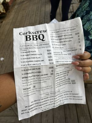 Menu photo 2 CorkScrew BBQ Spring, TX