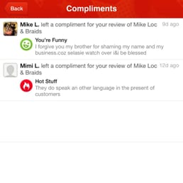Mike L. (the owner) response to my review!