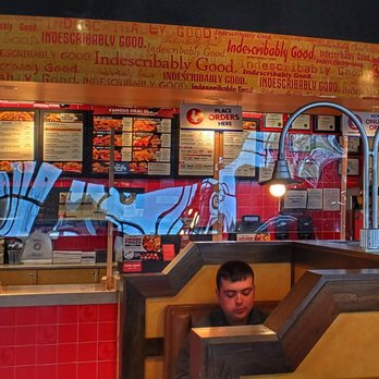Zaxbys - a man in a booth - Fast Food Near Me - Greenwood, Indiana Zaxbys - a man in a booth - Fast Food Near Me - Greenwood, Indiana