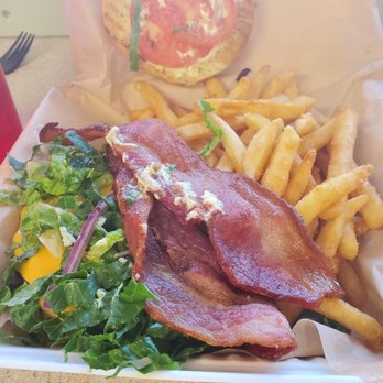 Black Forest Foods - Classic Burger and fries $10.95 - Cafes Near Me - Monument, Colorado