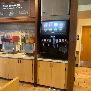 Panera Bread - a coffee machine and counter in a restaurant - Salad Near Me - Nashville, Tennessee Panera Bread - a coffee machine and counter in a restaurant - Salad Near Me - Nashville, Tennessee