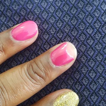 Angel Tips - Not even 5 days old and it chipped. This is supposed to be GEL - Nail Salons Near Me - Edison, New Jersey