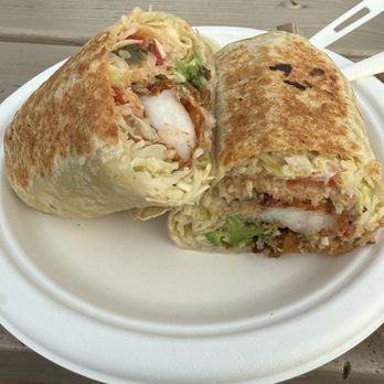 Beach House Tacos - Shrimp Seafood Burrito - Cocktail Bars Near Me - Ventura, California