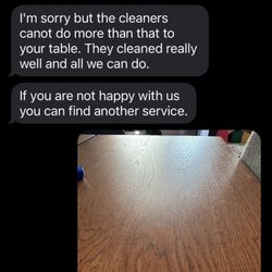 Progressive Cleaning - Rude response