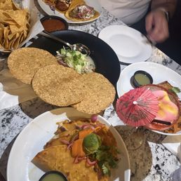 Ceviche De Camarón and Tacos Gobernador Ceviche De Camarón and Tacos Gobernador