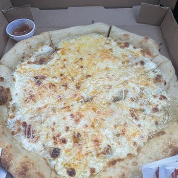 SauceBros Pizza - Four Cheese with Hot Honey - Pizza Near Me - Plano, Texas SauceBros Pizza - Four Cheese with Hot Honey - Pizza Near Me - Plano, Texas