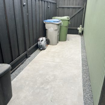 Green Sierra Landscaping - Side yard with new concrete and new fence - Tree Services Near Me - San Jose, California
