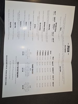 Menu photo 2 Pizza Plus Riverbank, CA