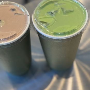 Aroom Coffee - Banana matcha and a pandan matcha - Coffee & Tea Near Me - Seattle, Washington Aroom Coffee - Banana matcha and a pandan matcha - Coffee & Tea Near Me - Seattle, Washington