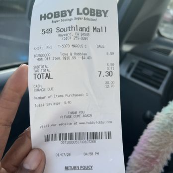 Hobby Lobby - Arts & Crafts Near Me - Hayward, California