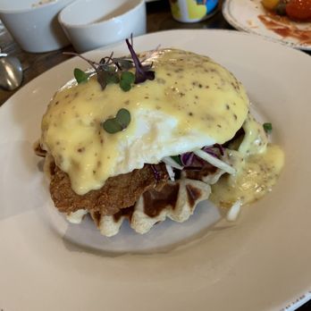Watertable - Fried chicken over waffle - New American Near Me - Huntington Beach, California