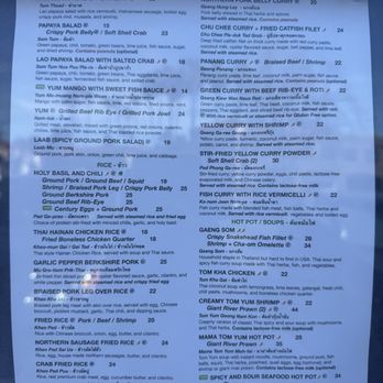 Manaao - Menu - Thai Near Me - Tustin, California