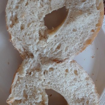 Onion Roll - Plain bagel, cut open. - Delis Near Me - Oak Park, Illinois