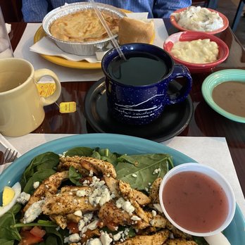 Apple Annie's - Pot pie and chicken spinach salad - Breakfast & Brunch Near Me - Morgantown, West Virginia Apple Annie's - Pot pie and chicken spinach salad - Breakfast & Brunch Near Me - Morgantown, West Virginia