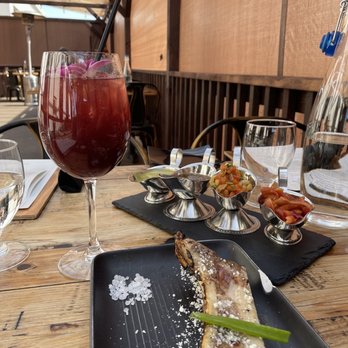 Asadero Prime - Bone marrow and complimentary salsa plus a red sangria - Mexican Near Me - Kent, Washington Asadero Prime - Bone marrow and complimentary salsa plus a red sangria - Mexican Near Me - Kent, Washington
