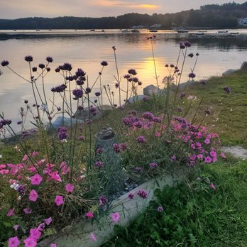 oysterhead pizza co - Beautiful benches by water behind restaurant to sit and wait or eat. - Pizza Near Me - Damariscotta, Maine oysterhead pizza co - Beautiful benches by water behind restaurant to sit and wait or eat. - Pizza Near Me - Damariscotta, Maine