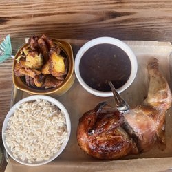 Granpollo Venezuelan Grill - Chicken, Black Beans, Rice, Fried Sweet Plantain