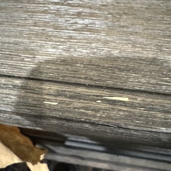 Living Spaces - Scratches straight out of the box and wrapping. - Furniture Stores Near Me - Summerlin, Nevada