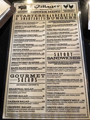 Menu photo 2 The Villager Babylon, NY