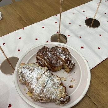 Croissants By Sheila Anne - Raspberry almond croissant and chocolate croissant - Bakeries Near Me - Jenks, Oklahoma