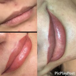 Anaglam Studio - Full lip color tattoo