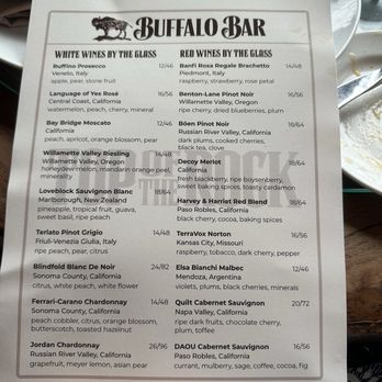 Buffalo Bar - Restaurant menu - Bars Near Me - Ridgedale, Missouri Buffalo Bar - Restaurant menu - Bars Near Me - Ridgedale, Missouri