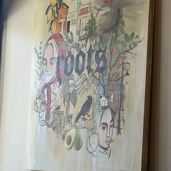 Roots Cafe - Artwork inside - Cafes Near Me - Cerritos, California
