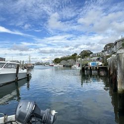 Menemsha Galley - The view in the back