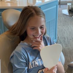 Freeman Orthodontics - Nothing is better than a young patient seeing their smile for the first time!