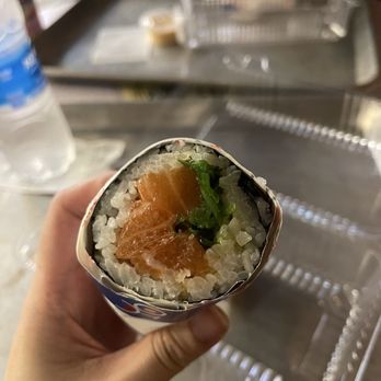 Yoho Hibachi and Sushi - Salmon Burrito - Sushi Bars Near Me - Raleigh, North Carolina